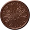 Ekena Millwork Fairfax Ceiling Medallion, Hand-Painted Copper Penny, 29 7/8"OD x 1 3/8"P CM29FACPS - alternate 1